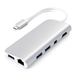 Satechi TYPE-C Multimedia adatt. argento