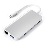 Satechi TYPE-C Multimedia adatt. argento