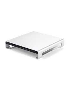 Satechi aluminio Monitor Stand Hub for iMac argento