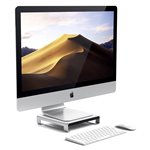Satechi aluminio Monitor Stand Hub for iMac argento
