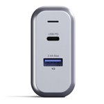 Satechi 30W Dual Port Wall caricabatt. space grigio