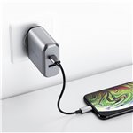 Satechi 30W Dual Port Wall caricabatt. space grigio
