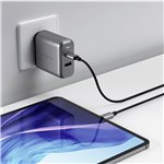 Satechi 30W Dual Port Wall caricabatt. space grigio