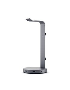 Satechi Aluminum Headphone Stand Hub space grey