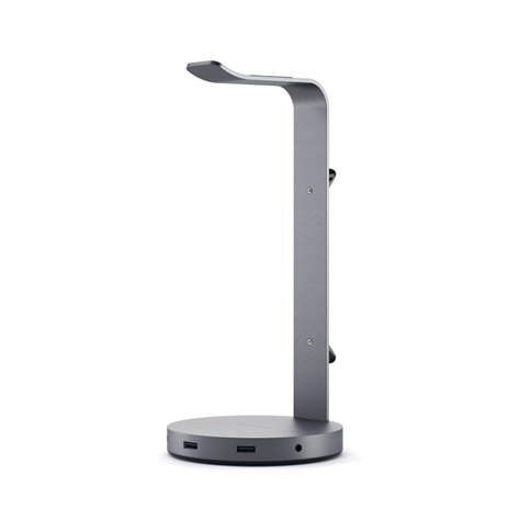 Satechi Aluminum Headphone Stand Hub space grey