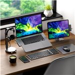 Satechi Aluminum Headphone Stand Hub space grey