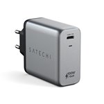 Satechi 100W USB-C PD GaN caricabatt. parete grigio spazio