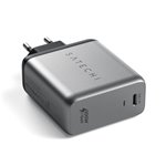 Satechi 100W USB-C PD GaN caricabatt. parete grigio spazio