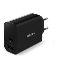 Philips High Power Dual caricab. 30W 1 USB-A + USB C