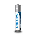 1x2 Philips Ultra Alkaline AAA batteria