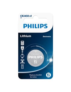 Philips Lithium 3.0V batteria bottone CR2450